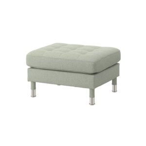 Footstool, Gunnared light green/metal