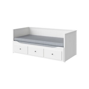 Day-bed W 2 Drawers/2 Mattresses, White Firm