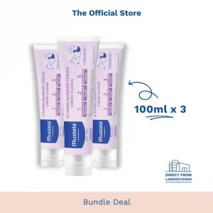 [Mustela Bundle Deal] Vitamin Barrier Cream 100ml*9 (exp 02/2027)