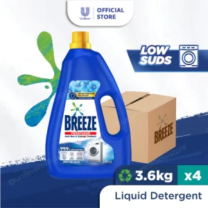 [Bundle of 4] Breeze Liquid Detergent 3.6kg Carton Sale